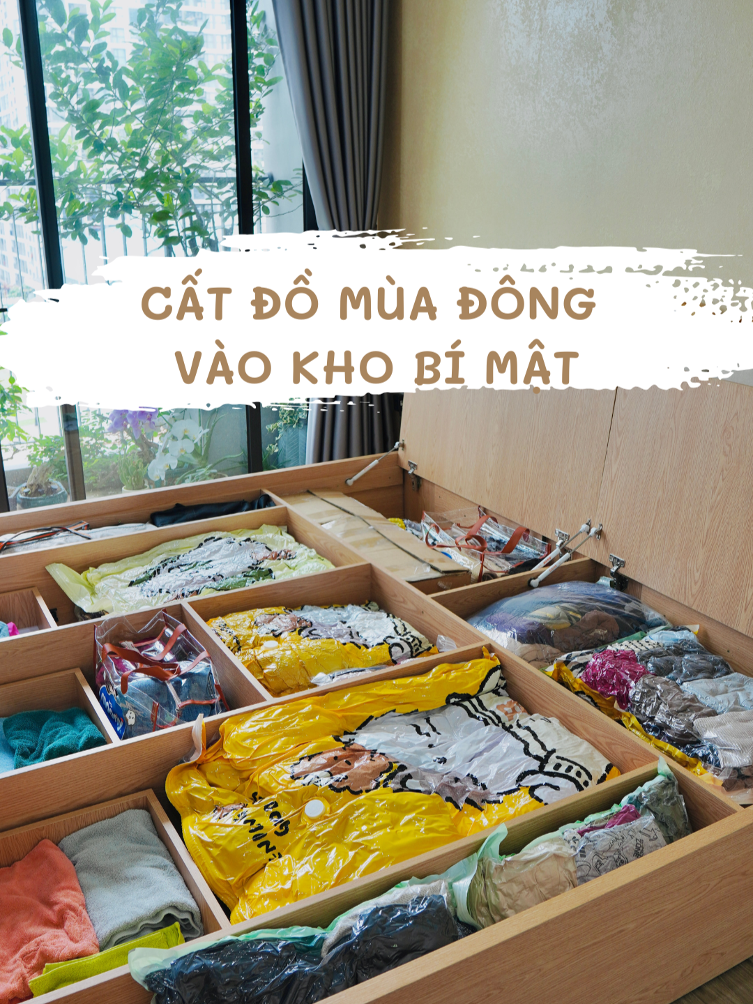 Cất đồ mùa đông vào kho bí mật và cái kết...#homedecor #dogiadung #cannhakhacla