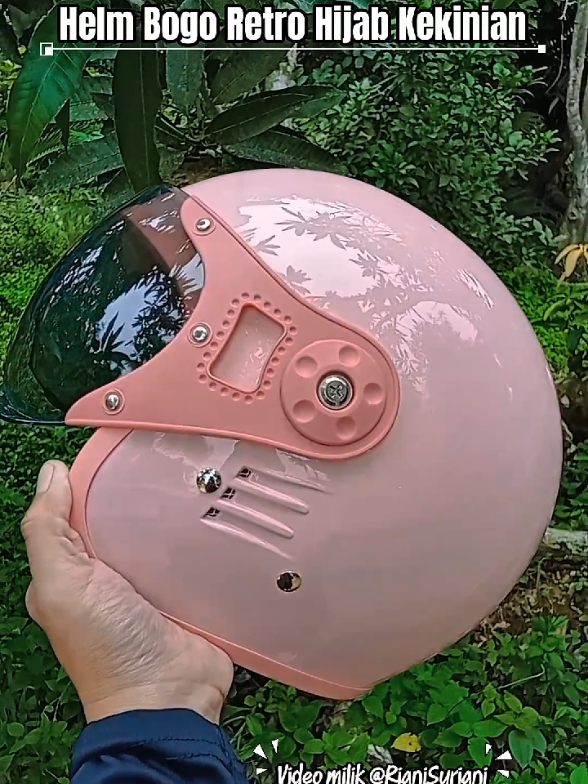 rekomendasi banget buat yang pakai hijab🧕 #helmbogohijab  #helmkekinian  #helmbogoretrohijab  #helmwanita 