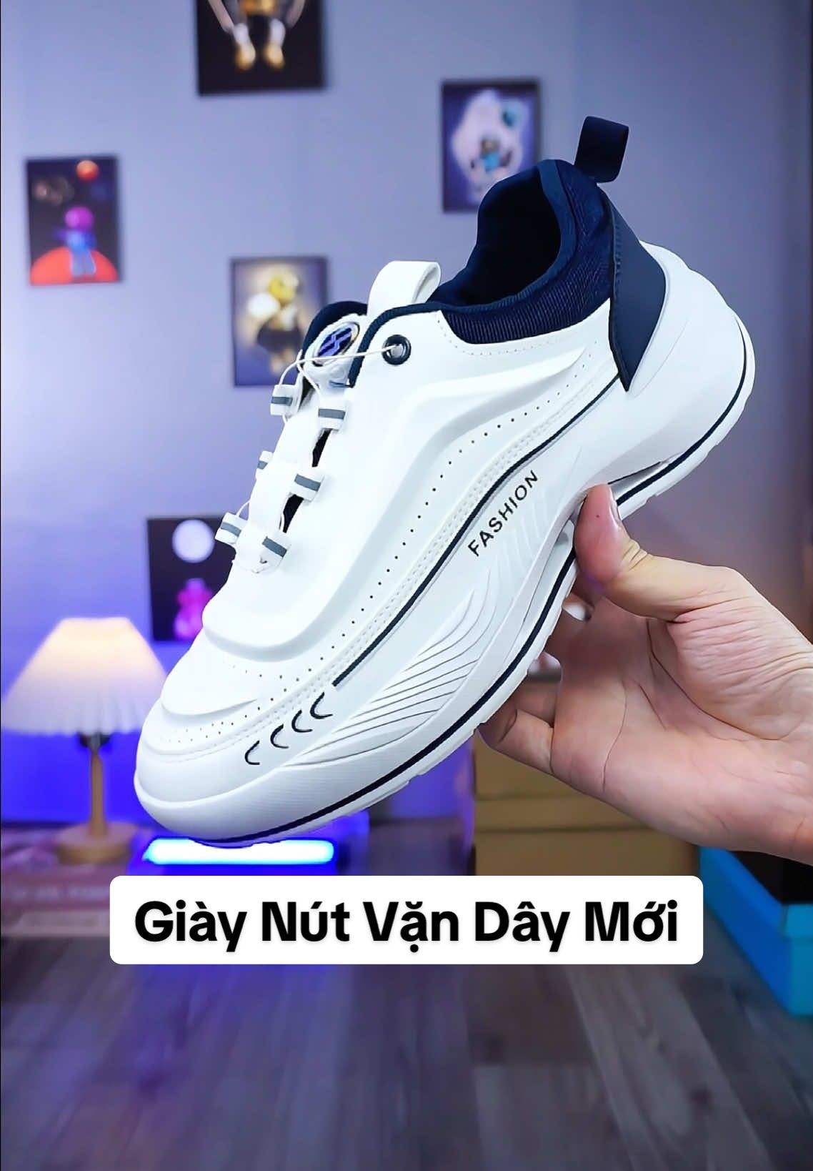 Thiết kế nút vặn dây giày kiểu mới khá hay #sneaker #xuhuong 