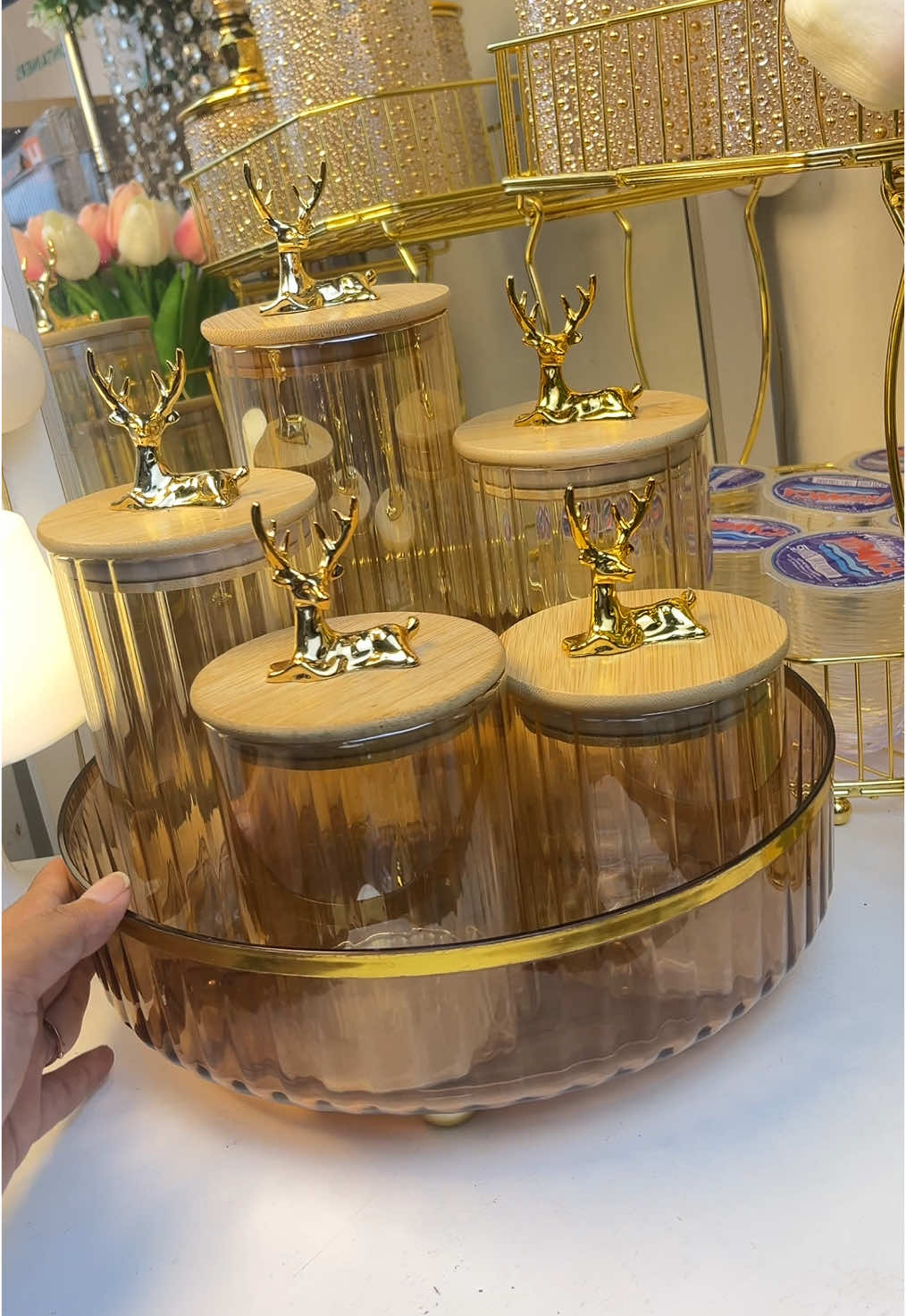 Fullset toples rusa gold ready kembali