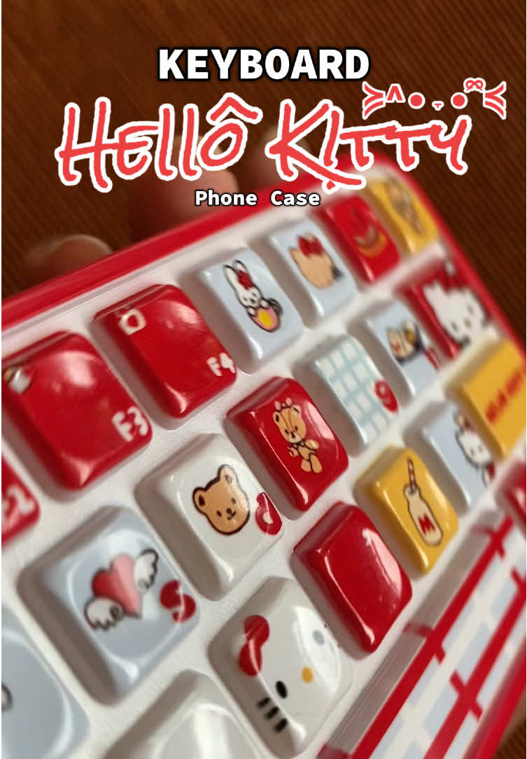Cute Kawaii Keyboard HeIIô K!tty Phone Case ≽^•˕• ྀི≼ #hellokitty #kitty #cat #red #cartoon #kawaii #keyboard #keyboardasmr #whimsy #whimsytwee #apple #redapple #twee #funky #weird #nostalgia #colorful #retro #cute #pinterest #juminocore #jamcore #phonecase #ip #iphone #case #phonecaserecommendation #fypシ゚ #fyp #everyone #japan 