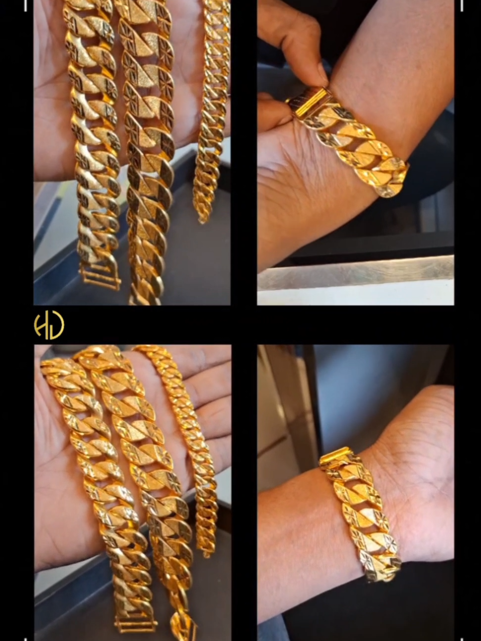 prince albert bracelet🎗 Heshma introduce it's range of gold jewellery  in exclusive designs. #Puttalm_Heshama_Jewellers #puttalamjewellery #puttalamchilaw  #puregold #princealbertbracelet #trending 