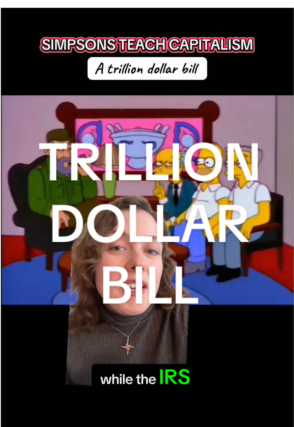 The U.S. government loses a trillion-dollar bill. They don’t go looking for it. They send federal agents to audit Homer for forgetting a soda rebate. He’s forced to spy on Mr Burns, who’s been using the money to bribe foreign governments. When the bill ends up in Cuba, nobody follows it. Nobody is punished. The IRS just stops the investigation. Burns walks free. Homer goes home. The point isn’t that the system failed. It’s that it was never meant to work for you. #thesimpsons #thetroublewithtrillions #simpsonsdeepdive #anticapitalism #economiccritique #systemiccorruption #deadpantruth #softpower #invisiblemoney #taxsurveillance #capitalismexplained #simpsonsanalysis #bureaucracy #empirelogic #culturalbreakdown