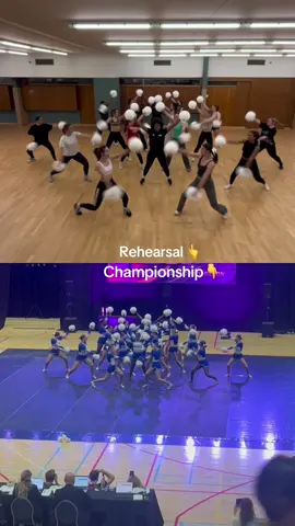 From practice to the National championship 🤩🤩🤩 We worked hard and we did it 💪💪💪                                                  4th place at the Belgian Championship of Pomdance 🏅So proud of us #pomdance #cheerleading #ulb #owls #competition #cheer #team #championship 