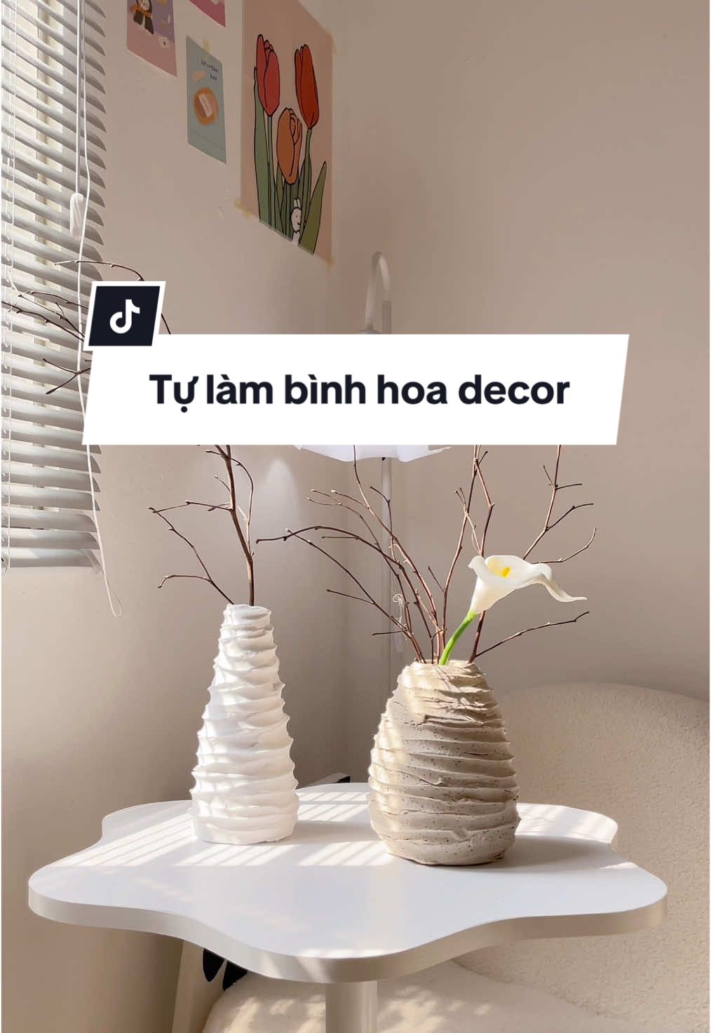 Tiếp tục chuỗi video làm đồ decor với 100 nghìn phần tiếp theo. Có ý tưởng gì hay ho gợi ý cho mình với nha. Rất mong chờ cmt phản hồi ạ #DIY #diyhomedecor #binhhoadecor #clayart #binhhoa #decorphongngu 