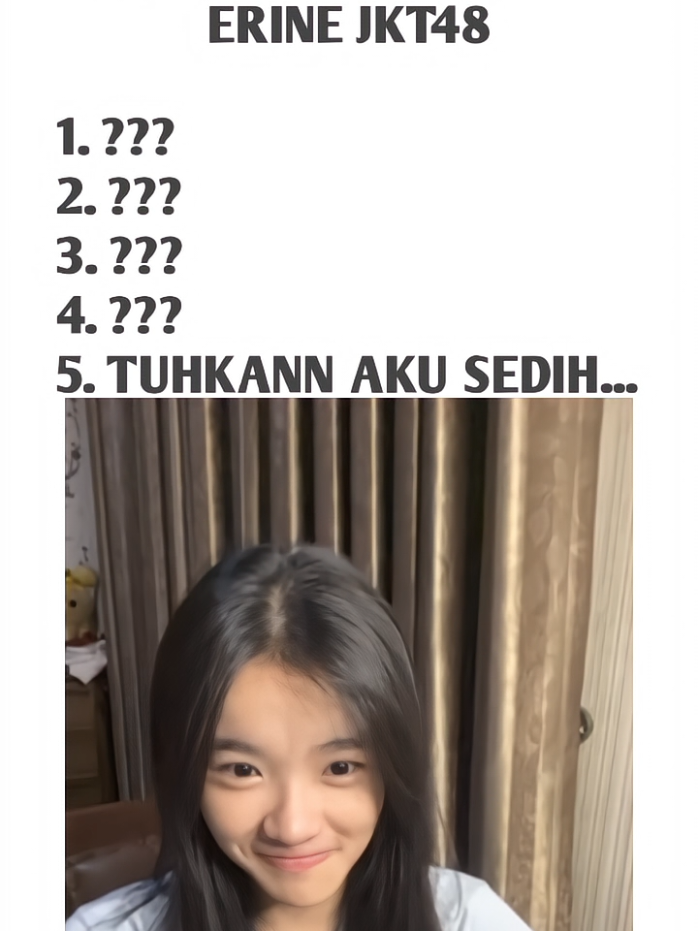 kedip = reset  . . . #erinejkt48 #jkt48edit #jkt48newera #fyp #foryoupage 