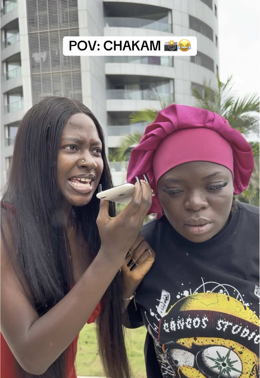 My masculine Girlfriend 😭😂🙏🏻….. @Hypegoddess🎤🎙️🔥⭐️ @favvy_doll🥑 … #fyp #humble__mercy_ #challenge #explore 