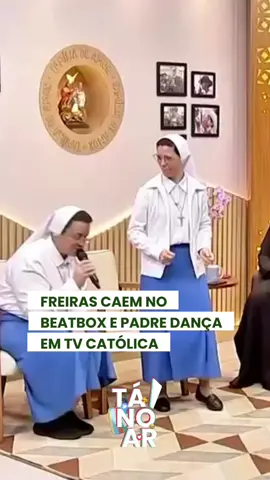 Nesta terça-feira (20), durante o programa Família de Amor, na TV Pai Eterno, as irmãs Marisa e Marizele, da Copiosa Redenção, surpreenderam com uma apresentação de beatbox cheia de fé e alegria! E não é que o padre Giovane Bastos entrou na dança? 🙌💃 #famíliadeamor  #copiosaredenção  #beatboxcristão  #vocaçãocomalegria   #igrejacriativa  #tvpaieterno  #tvcatolica  #evangelizar  #memes #entretenimento  #jornalismo  #mundodosfamosos  #notícias  #celebridades  #televisão  #tvaberta 