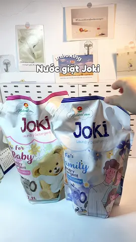 Nước giặt thơm lắm lun #review #unboxing #nuocgiatjoki #xuhuong #viralvideo 