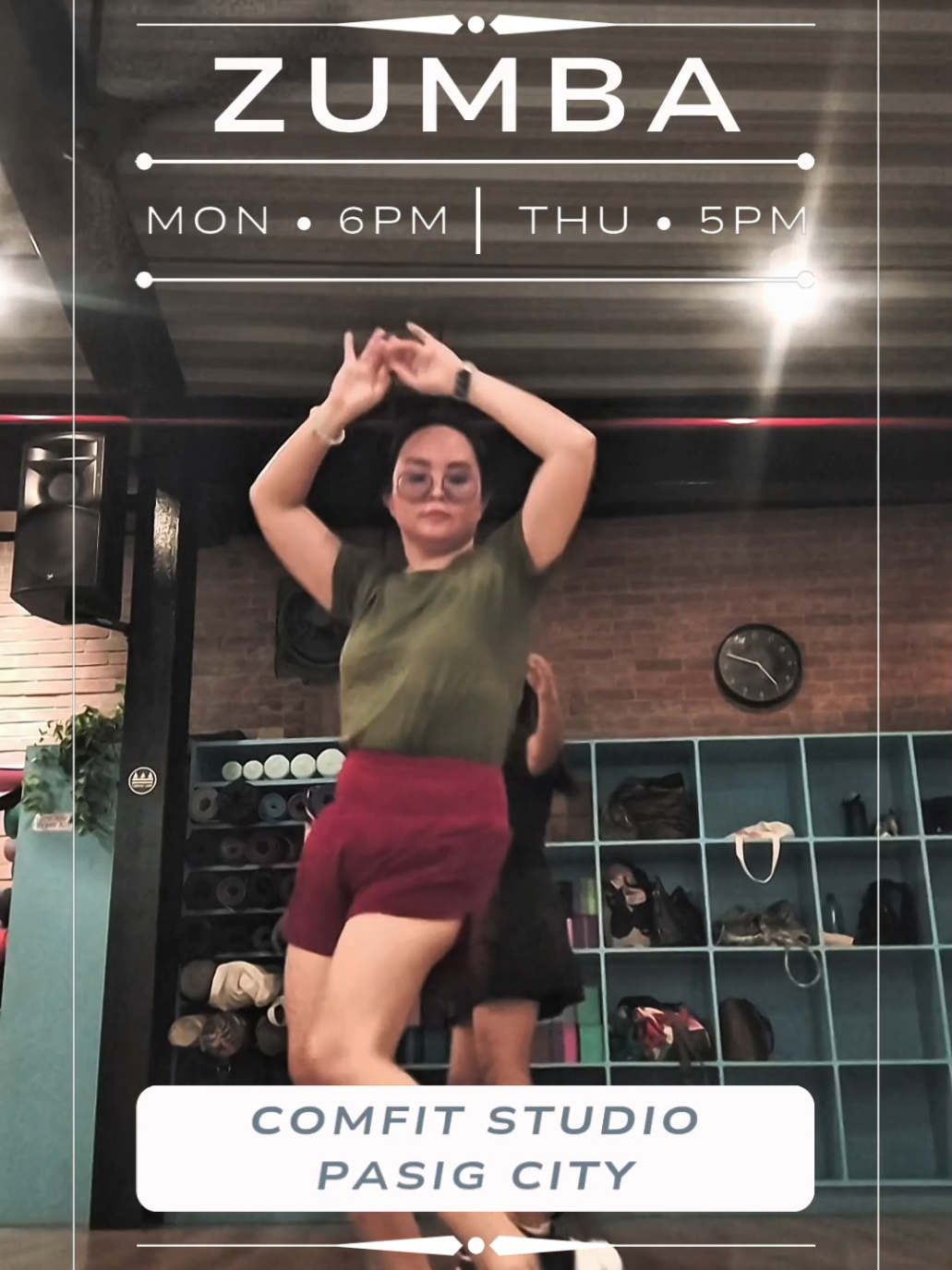 ZUMBA DANCE FITNESS CLASS 🪩 COMMUNITY FITNESS (@comfitstudioph) 📍 2F MARIPOSA ARCADE, MABINI STREET, BRGY. KAPASIGAN, PASIG CITY Download the REZERV app for class schedules, bookings, and more information. DISCLAIMER: I hereby declare that I do not own the rights to this music/song. All rights belong to the owner. No Copyright Infringement Intended. 🧿    🌸 #lifeat33 #GlowUp  🌹 #womenshealth #mom  🪷 #selflove #SelfCare #SelfImprovement  💪🏻 #Fitness #health  🪩 #dance #zumba  🧘🏻‍♀️ #comfitstudioph #rezerv ☁️ #oncloud #cloudflyer5 🤍 #motivation #inspiration 🔊 #fyp #creatorsearchinsights 