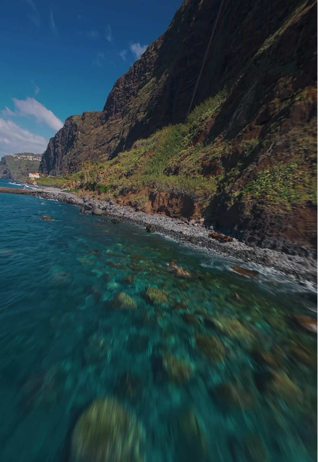 Would you go for a swim? 💙 #fpv #fpvdrone #madeira 