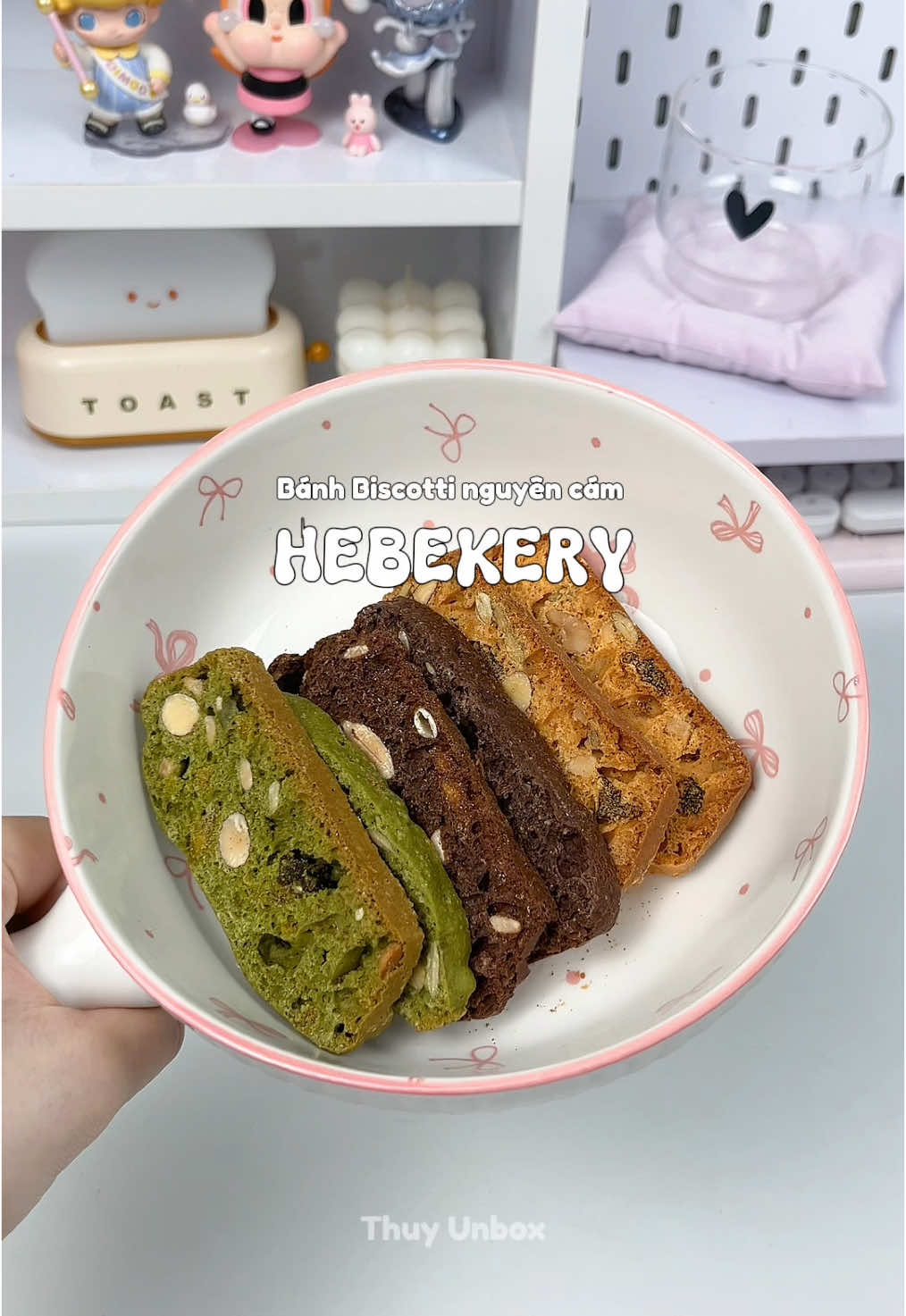 Bánh BISCOTTI nguyên cám #hebekery #banhbiscotti #biscotti #banhminguyencam #halinhofficial 