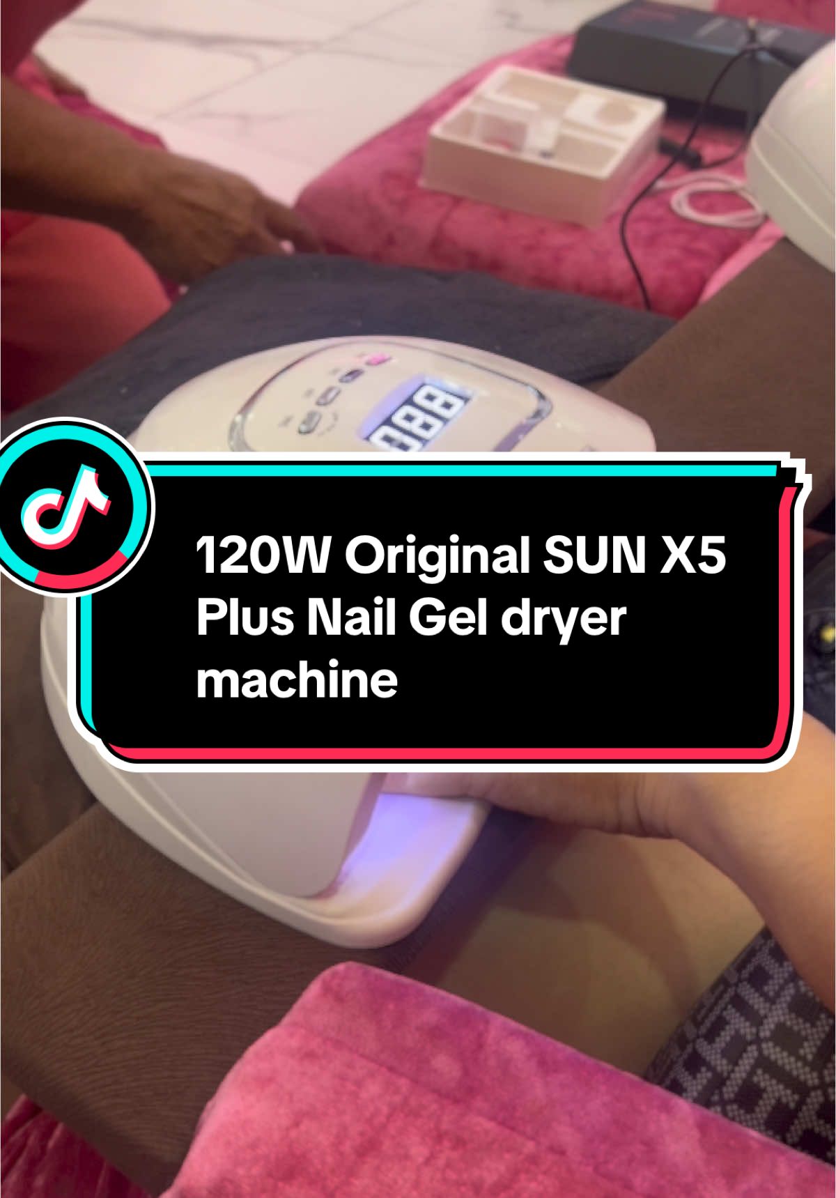 120W Original SUN X5 Plus Nail Gel dryer machine #spa #nailtech #uvled #sunx5 #pamperyourself #nailgelpolish #fyp #foryou #foryoupage #fyppppppppppppppppppppppp #trending 