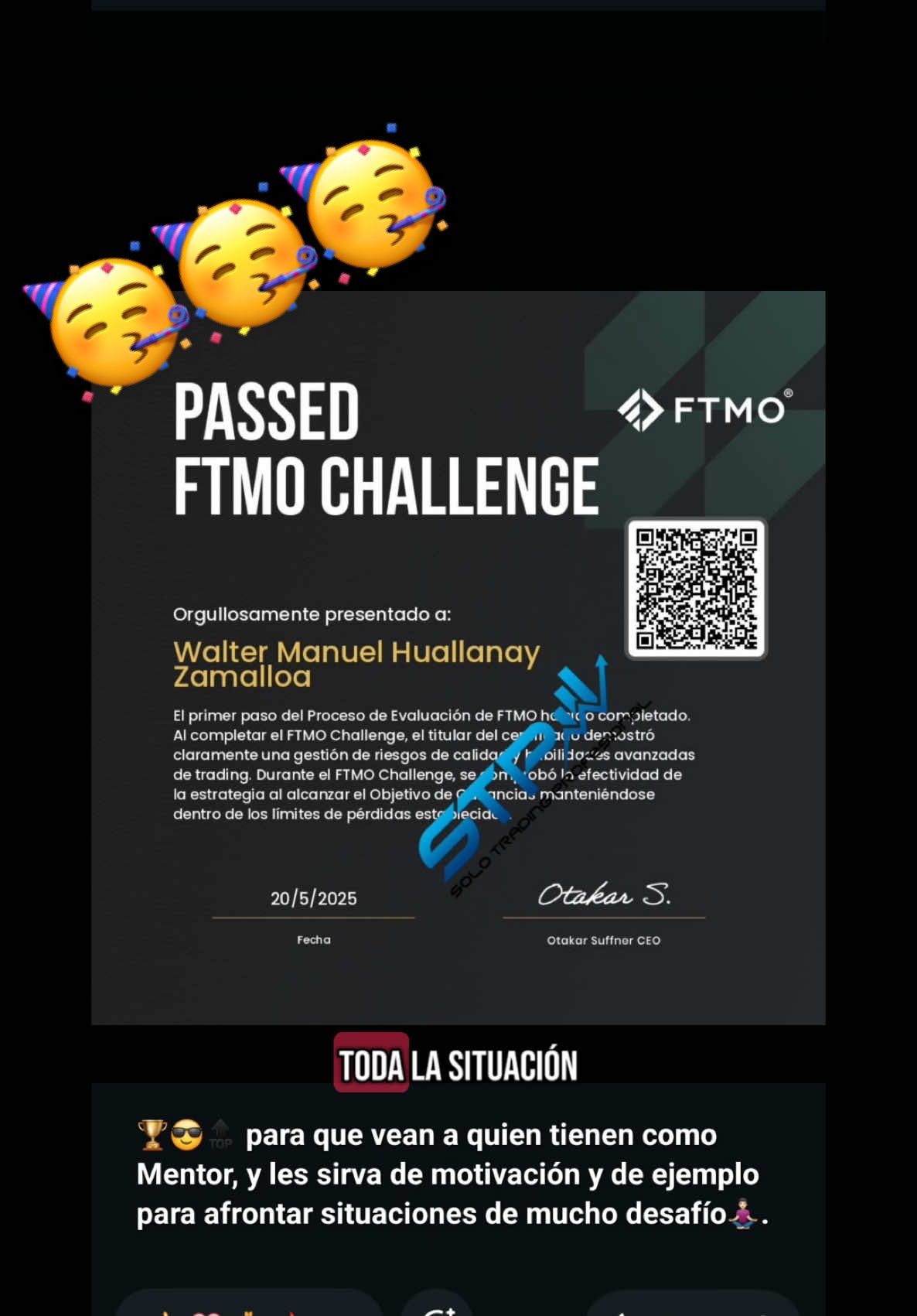 Si eres trader y necesitas una academia verdadera, STP es la única opción ❤️‍🔥#trading #ftmo #cuentadefondeo #psicotrading  
