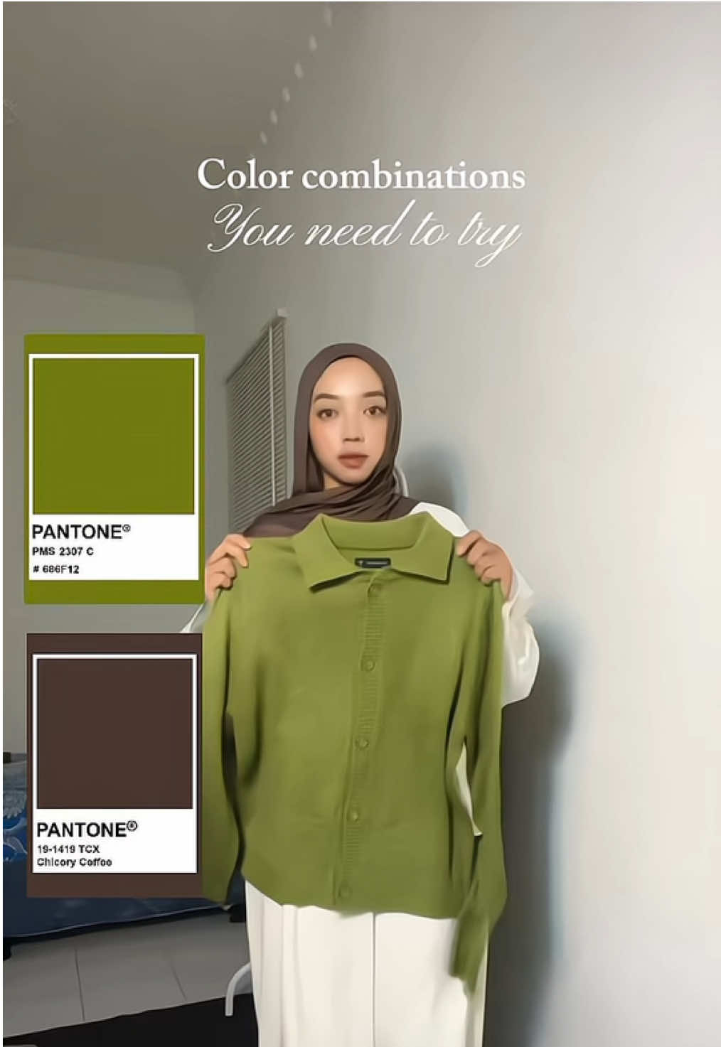 Brown & green combos #fyp #outfitideas #outfitinspo #colorcombos 