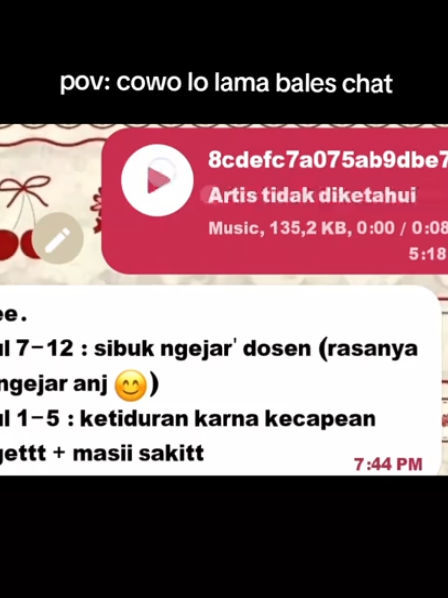 ngejar dosen mulu, aku nya kapan?? #pov #fyppppppppppppppppppppppp #audio #telegramchat #bucinrp #suarahati #ramein #xybca 