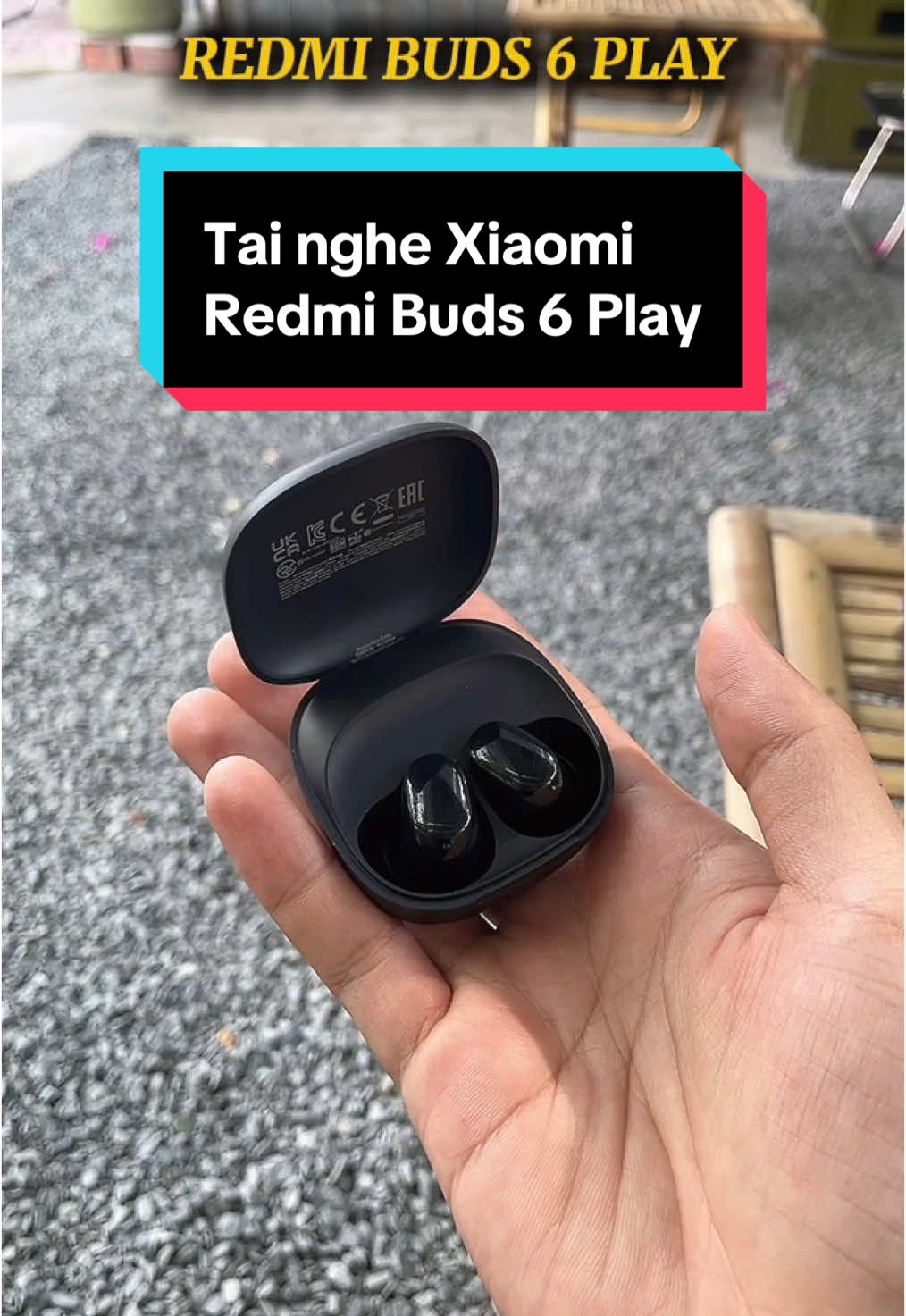 Mẫu tai nghe giá rẻ Xiaomi Redmi Buds 6 Play xứng đáng với giá tiền, hàng chính hãng luôn, review mấy bạn trải nghiệm thực tế mình đã dùng #xiaomi #tainghebluetooth #redmibuds #taphoaato 