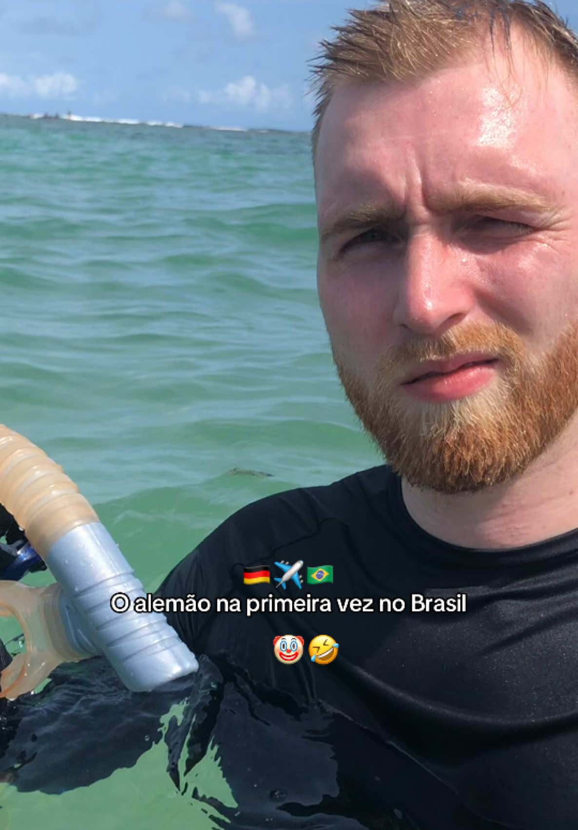 Foi perrengue pra ir embora 🤣🤭 . . . #brasil #praias #foryoupage #gringo #gringosnobrasil #alemao 