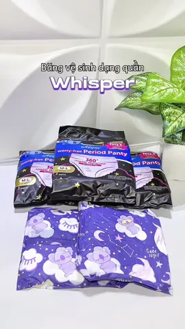 Có em này ngày 🍓 ngủ thoải mái hong lo bị tràn nha 🫶 #bangvesinh #bangvesinhdangquan #bvsdangquan #whisper #whisperkoala #kinhnguyet #tipsforgirls #unboxing #review #xuhuong #lunariviu03 