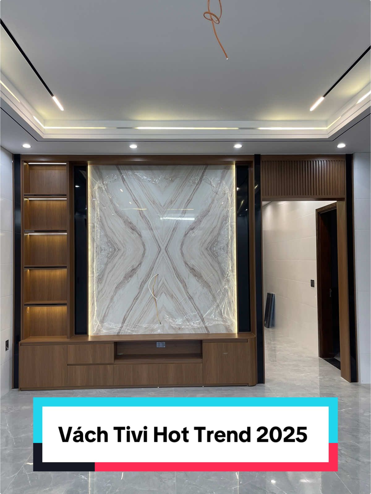 Hoàn thiện Vách Tivi Hot Trend năm 2025 🤝#noithat #quangnghianoithat #nộithấtnhàđẹp #thietkenhadep #xuhuong2025 #xaynhatrongoi #phongkhach #xh #thietkenoithat 