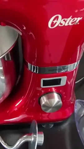 Batedeira Planetária Digital Oster OBAT911 220V Bowl Inox 5L Multifuncional Vermelha