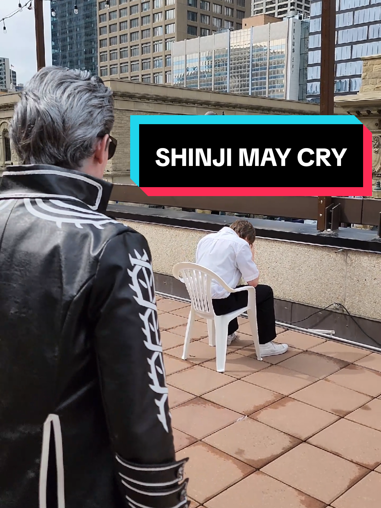 I guess even a shinji may cry. mad credit to the goat @Jakob Dawson for making this skit with me, it turned out so peak.  #neongenesisevangelion  #devilmaycry #dmc #anime #crossover #cosplay #endofevangelion #shinji #vergil #fyp #youarenotalone 