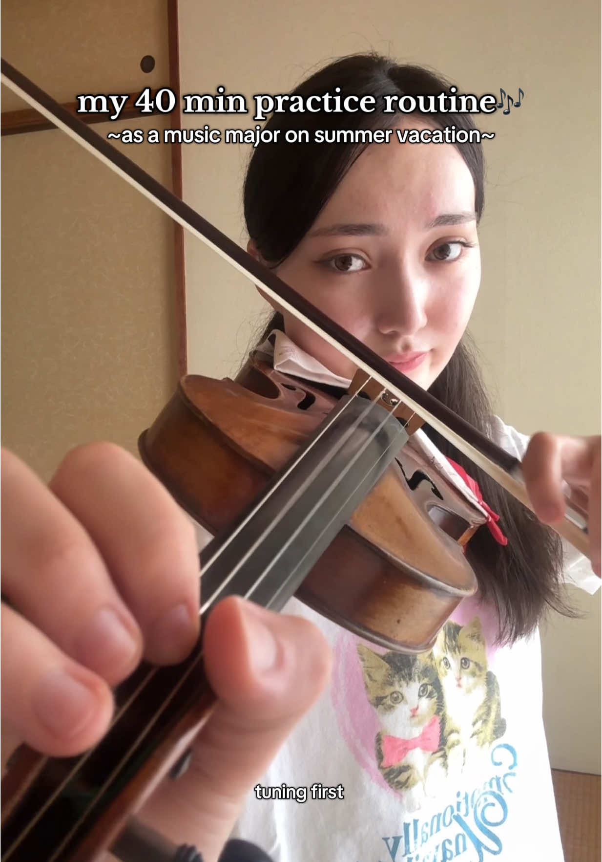 what my practice routine looks like when I don’t have much time🎶 #violin #classicalmusic #fyp  