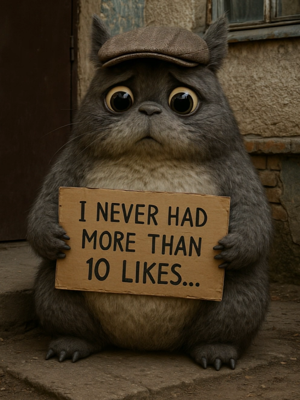 I never had more than 10 likes... #ai #aigenerated #kling #totoro
