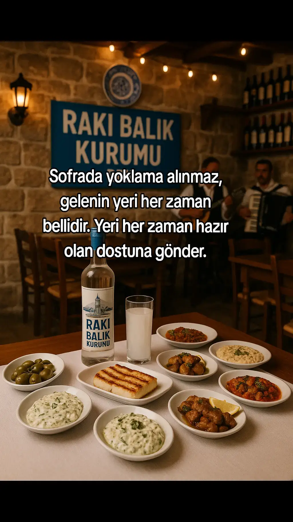 Kıbrıs gecelerinde rakı susmaz, meze yetmez, muhabbet eksilmez. Her tabakta bir anı, her yudumda bir sükûnet var. . . . . . #nostalji #şiir #anlamlısözler #rakıbalıkkurumu #rakı #rakımasası #balık #deniz #meze #şeftalikebabı 