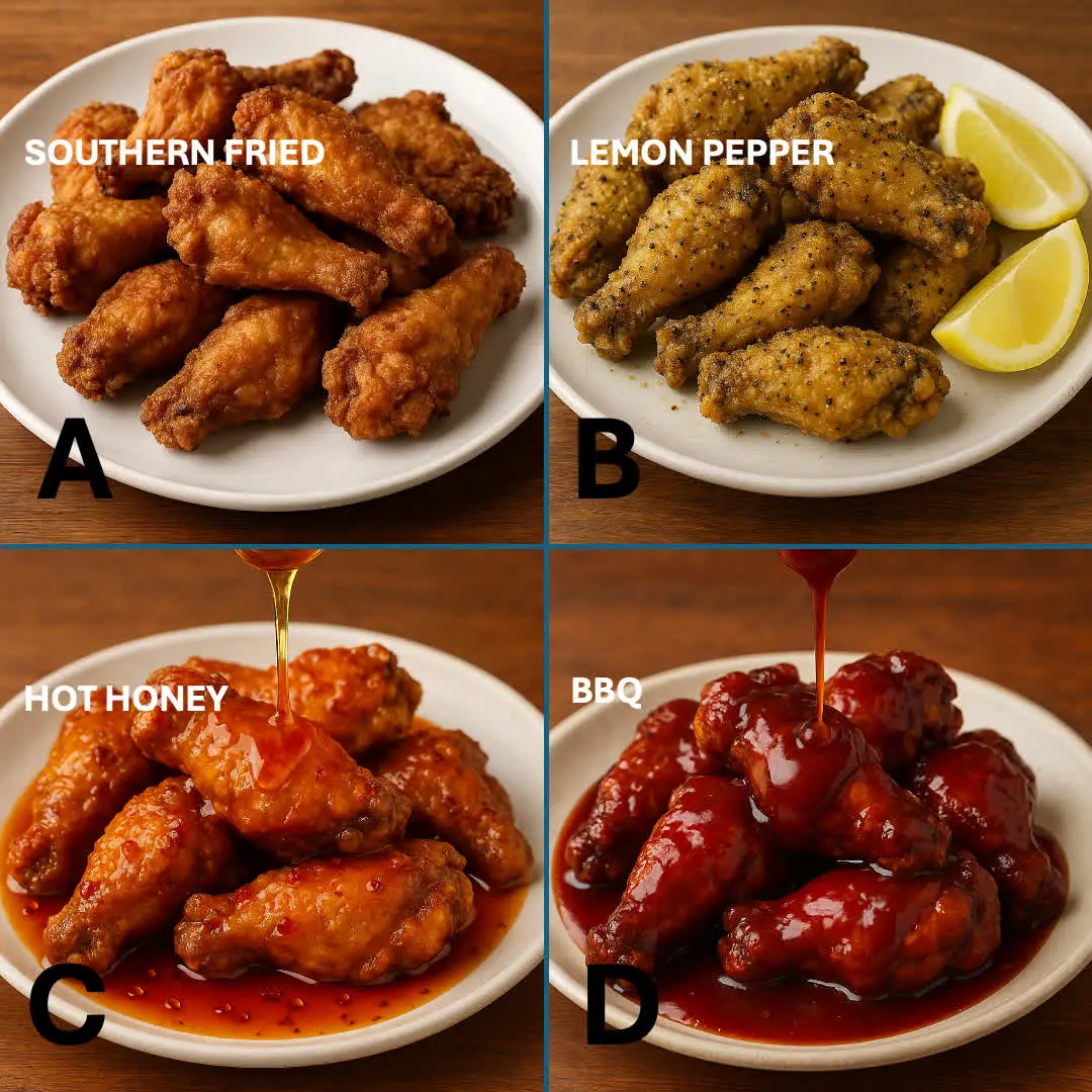Go from fave to least: I'm B, D, A, C.