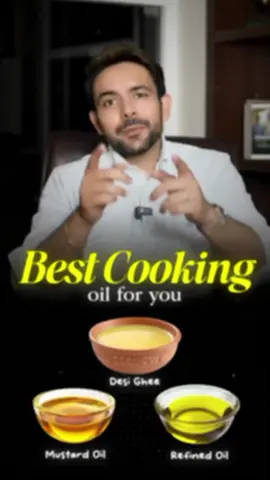 Confused about Which oil to use for cooking? Refined oil? sunflower?Ghee? Mustard?then watch this for your answer 🥰🙌#healthycooking #tiktokreels #tiktokpost #nutrition #unfareezmyaccount #explore #healthyfood #healthcare #amritdeol 