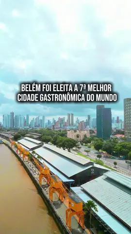 Belém foi eleita a 7ª melhor cidade gastronômica do mundo! O que não é novidade pra nós, paraenses. Mas é uma honra ter a nossa linda cidade reconhecida pela sua gastronomia e, sem deixar de contar com sua riqueza cultural. Belém está sendo vista e vivida por muitos. Não podemos deixar de cuidar e prezar por cada cantinho desse lugar quentinho e que tem o melhor da gastronomia mundial!  Belém tá com tudo, maninhos! 😍💜💚