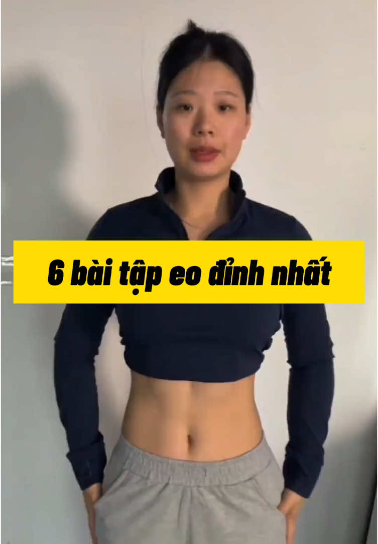 6 bài tập eo đỉnh nhất làm eo thon gọn, đốt mỡ siêu nhanh cực kỳ hiệu quả! 💪 #xuhuong #viralvideo #trending #fyp #foryou #viral #baitaptainha #giammobung #giammo #baitapgiammobung #tiplamdep #beautytips