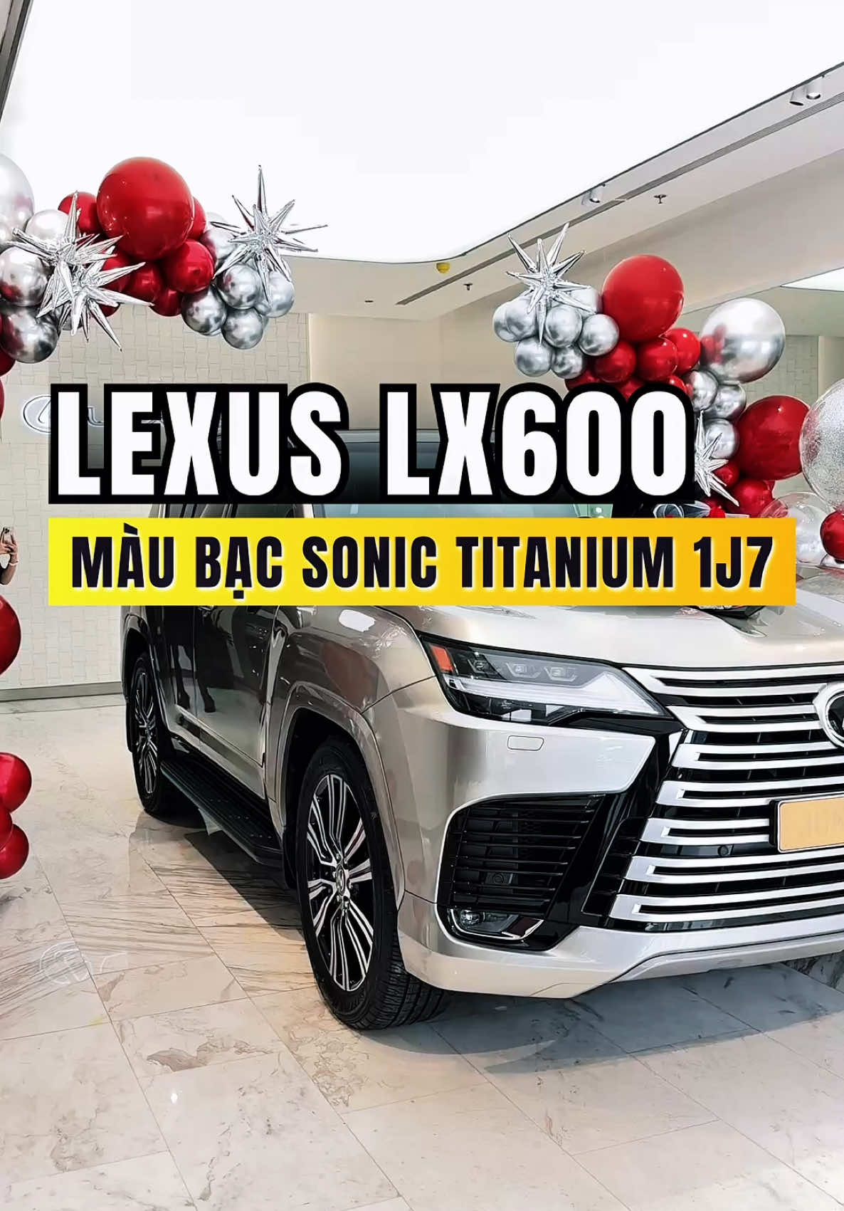 Chuyên cơ mặt đất gọi tên Lexus LX600 màu xám bạc 1J7 ít thấy trên LX600 #lexusthanglong #LexusLX #LX600 #ThinhLexus 