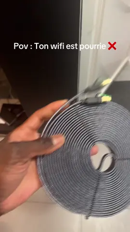 Câble ethernet catégorie 8 le top du top pour naviguer sur Internet 🛜 #wifi #ethernet 