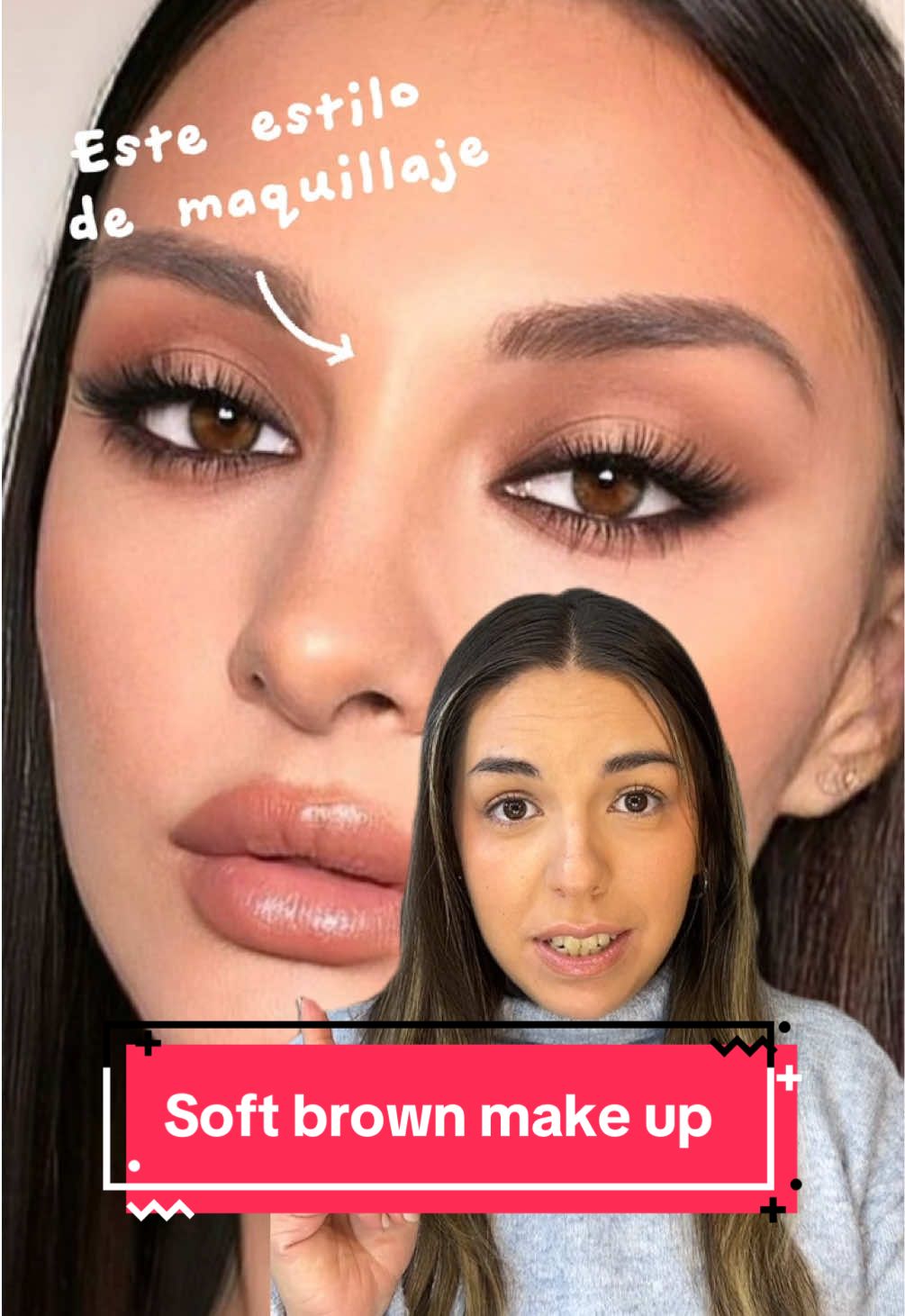 Soft brown make up 🤎 paso a paso. Logra un make up pro con pocos productos. Si te gustaría aprender más,  escribime para más info sobre las clases de automaquillaje 💋
