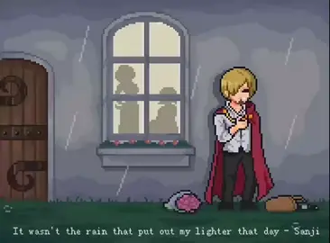#onepiece #sanji#サンジ It wasn't the rain that put out my lighter that day 