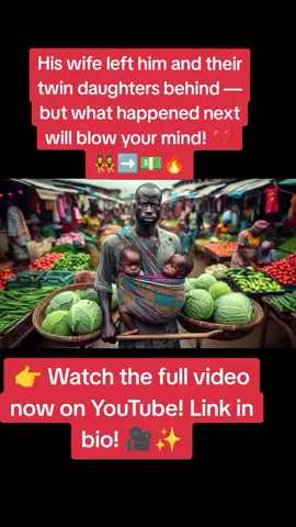 🚨 NEW VIDEO ALERT! 🚨 His wife left him and their twin daughters behind — but what happened next will blow your mind! 💔👯‍♀️➡️💵🔥 Don’t miss this incredible true story of struggle, hope, and huge success! 👉 Watch the full video now on **YouTube**! Link in bio! 🎥✨ \#InspiringStory #TwinSisters #FromStruggleToSuccess #WatchNow#fyp #trendingvideo #foryoupage #CreateWithEffects 