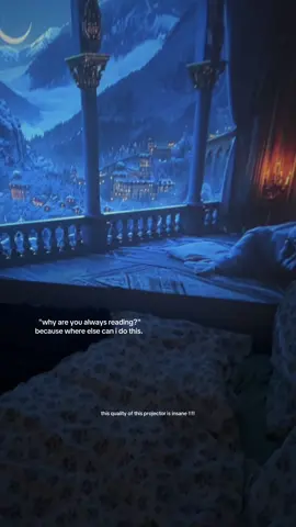 this projector makes me feel like I can touch the scenery 