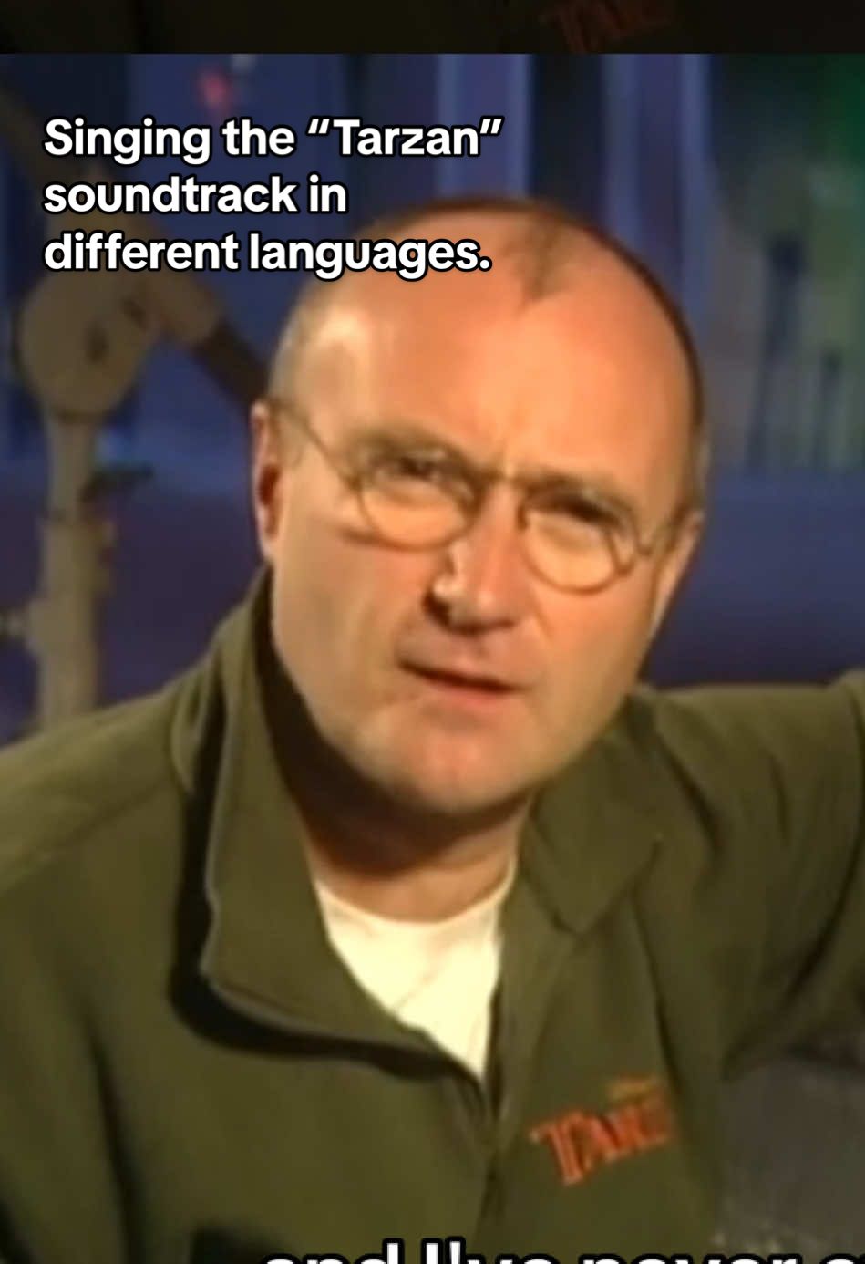 Phil Collins talks about recording his iconic “Tarzan” soundtrack in five different languages - French, German, Spanish, Italian & English. #PhilCollins #Tarzan #TarzanSoundtrack #BehindTheSong