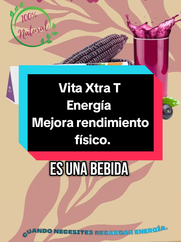 Vita Xtra T Fuxion, energía total! . . . . #vitaxtrat #energia #antioxidante #fuxion #bienestar #saludnatural #nutraseutico 