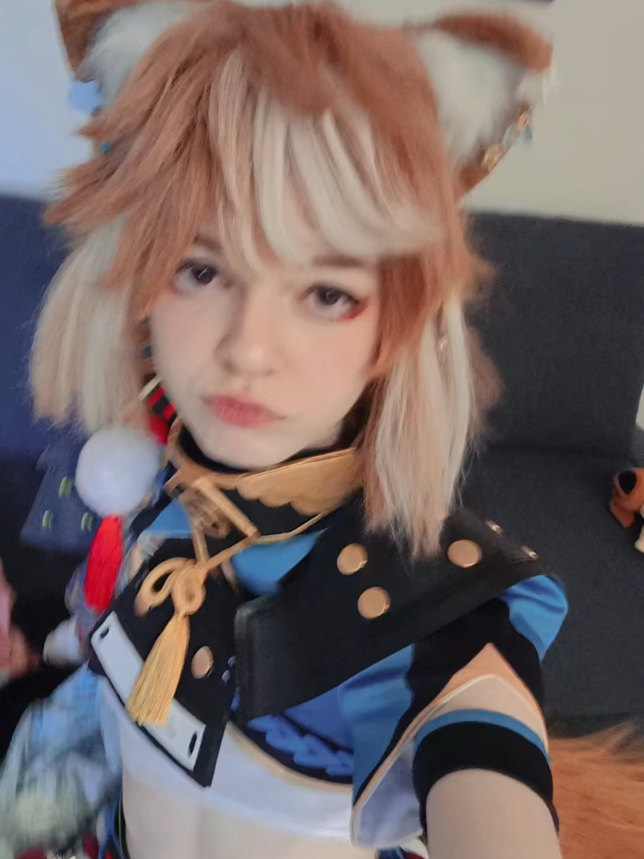 Heavy loveeee ❕️❕️ (got none) #foryou #fyp #foryoupage #fyppppppppppppppppppppppp #cosplay #fypシ゚ #little_tenshi #genshinimpact56 #genshinimpactcosplay #GenshinImpact #goroucosplay #gorou #gorougenshinimpact 