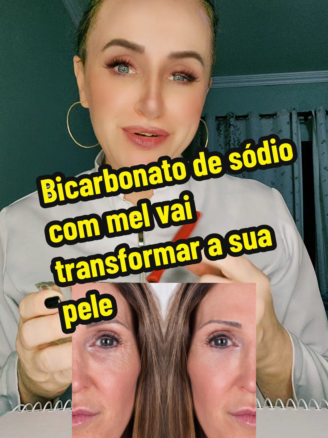 Misture bicarbonato de sódio com mel e você não vai acreditar no efeito milagroso na sua pele  #pele  #botox  #botoxnatural  #rejuvenescimentofacial  #rugas  #cuidadoscomapele  #receitacaseira  #dicasdebeleza 