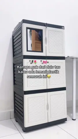 Kenapa gak dari dulu tau kalau ada lemari plastik semurah ini😭 #lemariplastik #fyp 