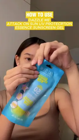 Block the burn, not the glow ☀️ Dazzle Me Attack on Sun Gel gives you lightweight, non-sticky UV protection — so you can shine without the sun damage! #dazzlemeph #dazzlemebeauty #dazzleme #xybca #skintint #Sunscreen #sunscreengel #makeupbudolph #ASunniesSummer #budolfinds #MakeupRoutine #tiktokviral #tiktokfindsph_ #smile