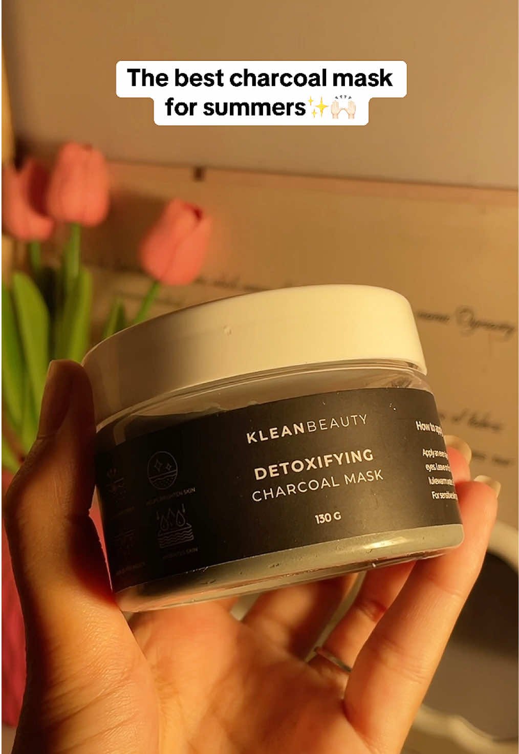 Discount code: Syrah10  Charcoal mask from @klean Beauty  #kleanbeauty #charcoalmask #charcoalmaskchallenge #maskfortheface #maskforfaceandhair #skincare #summermasks #mudmask #fyp #viralvideo #viraltiktok #trendingvideo #trendingtiktok 