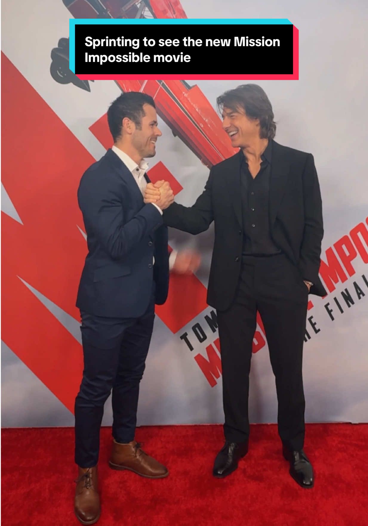 Sprinting to see Mission Impossible: The Final Reckoning, only in theatres tomorrow! #MissionImpossible @Mission Impossible  #misionimposiblesentenciafinal 