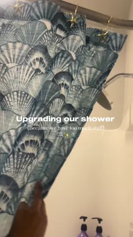 In loveee with these Amazon shower shelves #showerupgrade #showershelves #showerorganization #amazonfinds 