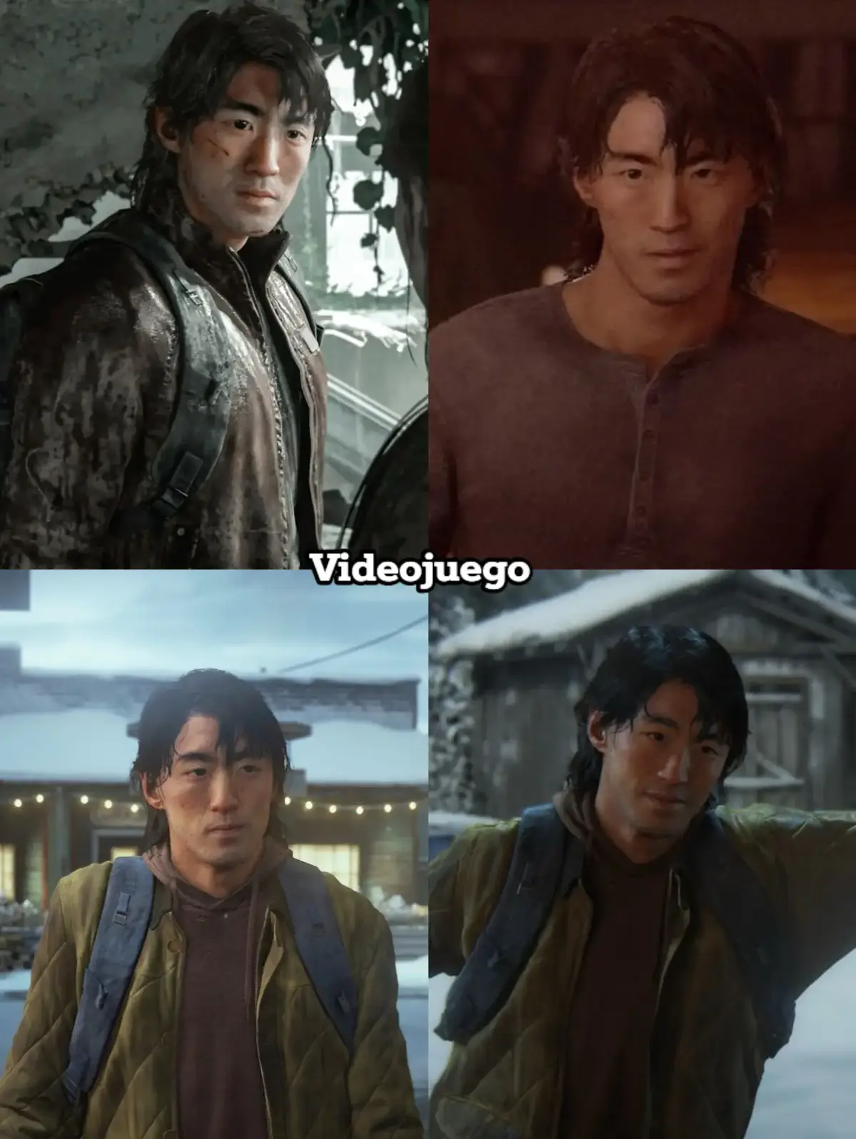 Young Mazino como Jesse en #thelastofus #jesse #tlou2 #infectados #ellie 