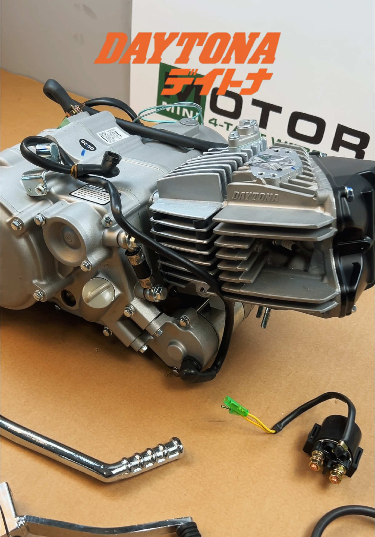 Daytona 190cc - 25 PK 🐎 💨 #motordash #daytona #190cc #engine #motorblok #dax #hondadax #pitbike 